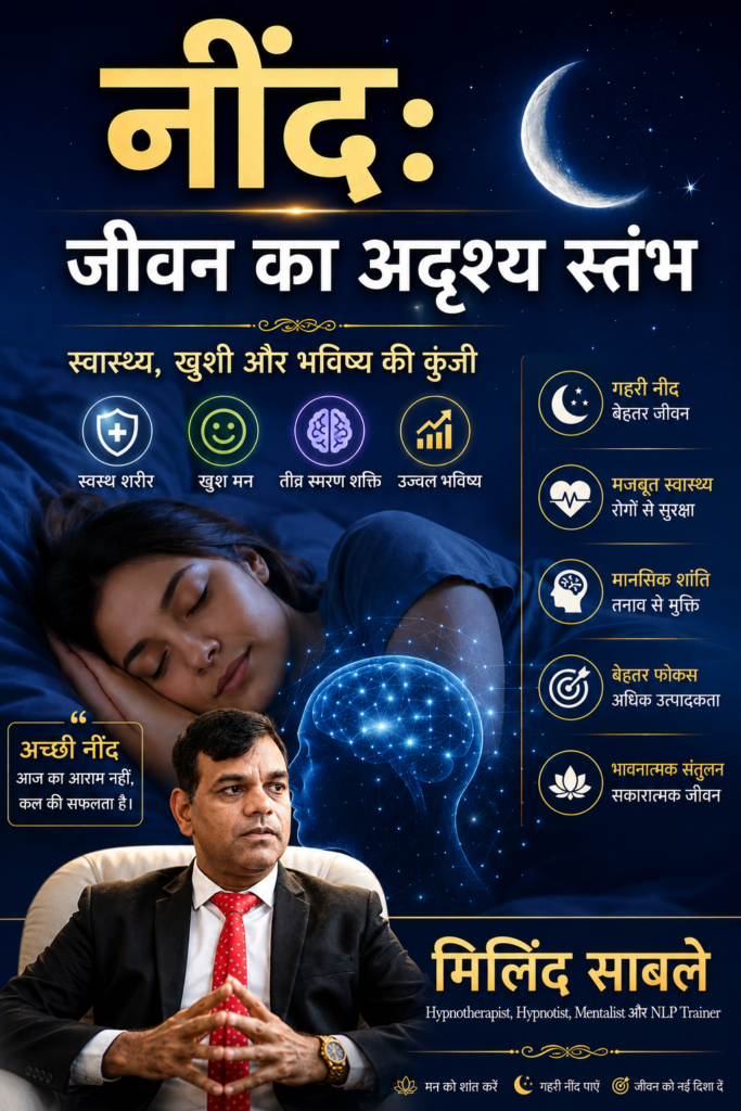 नींद: जीवन का अदृश्य स्तंभ